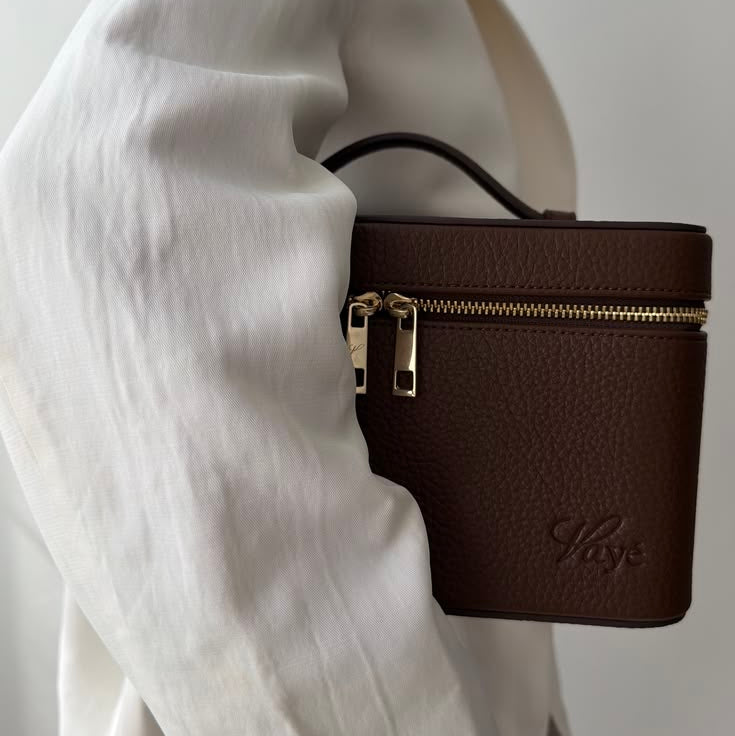 Mocha Brown Vanity Case