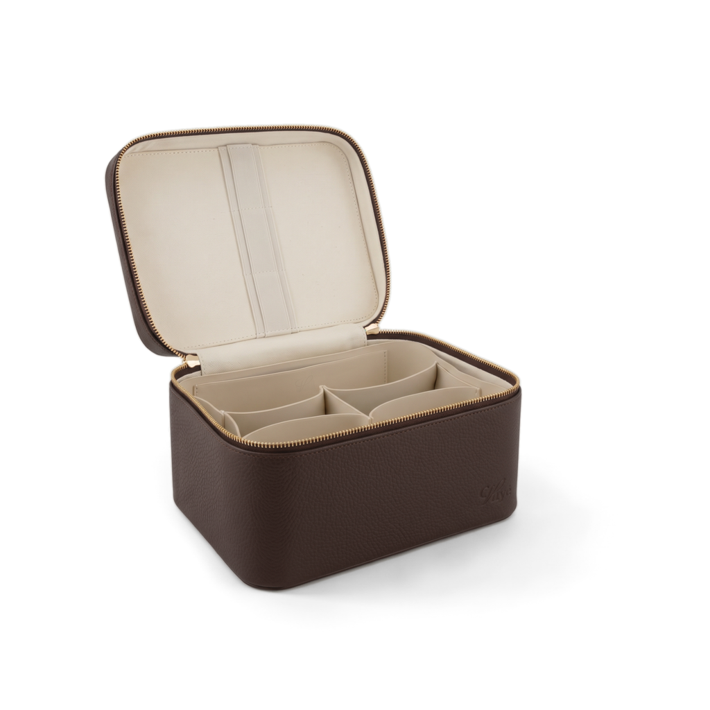 Mocha Brown Vanity Case