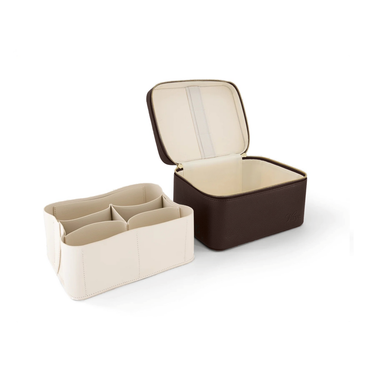 Mocha Brown Vanity Case